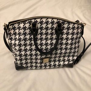 Dooney and Bourke 1H968 Houndstooth Satchel
